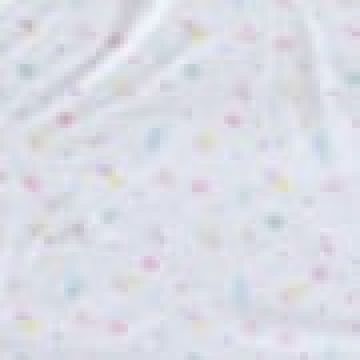 Βρεφική Βαμβακερή Κουβέρτα Λίκνου με Μπαλόνια & Λουλούδια Baby Hug 90x70cm Λίκνου (90x70cm) Άσπρο - 