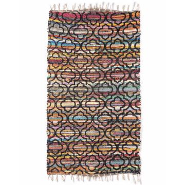 Folklore Βαμβακερό Χαλί Κουρελού Ψηφιακή Εκτύπωση Taj Mahal 90x150cm 90x150cm Multi