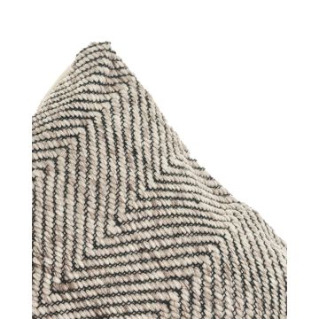 Διακοσμητική Μαξιλαροθήκη με Chevron Σχέδιο Anil 45x45cm 45x45cm Γκρι - 