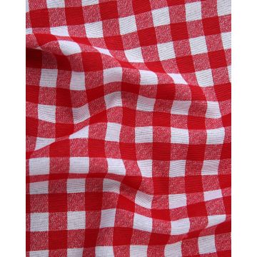 Κόκκινη Καρώ Τραβέρσα Λονέτα Rina 40x130cm Τραβέρσα (40x130cm) Κόκκινο - 