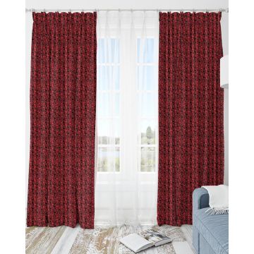 Έτοιμη Ραμμένη Κουρτίνα με Κρίκους Sylvester Warner Bros 170x235cm Στενό Φύλλο (170x235cm)