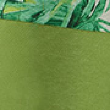 Πράσινη Ποδιά Μπούστο με Εμπριμέ Τσέπη Panama Μπούστο (66x96cm) - 