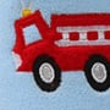 Σετ πετσετέ Fire Extinguisher με κέντημα πυροσβεστικό όχημα Σετ Σιέλ - 