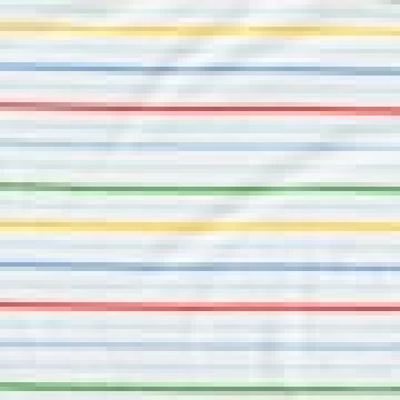 Βρεφική Βαμβακερή Κουβέρτα Λίκνου με Πολύχρωμο Ριγέ Με Ρέλι Baby Hug 90x70cm.  Λίκνου (90x70cm) Άσπρο - 