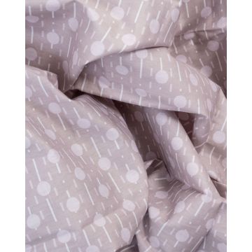 Βαμβακοσατέν Κομποζέ Ζεύγος Oxford Μαξιλαροθήκες Σχέδιο Ψαροκόκκαλο-Πουά Nights 50x70+5cm 50x70 5cm - 