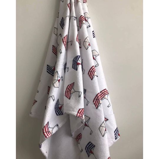 Βαμβακερή Παιδική Πετσέτα Θαλάσσης Paper Boat 70x150cm Θαλάσσης | 70x150cm