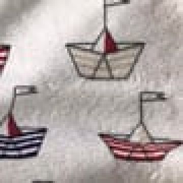 Βαμβακερή Παιδική Πετσέτα Θαλάσσης Paper Boat 70x150cm Θαλάσσης | 70x150cm - 