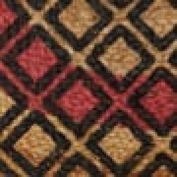 Ψάθα Πλεκτό Οικολογικό Οβάλ Χαλί Εισόδου Γιούτα Gimlet Design 5 40x60cm 40x60cm Μπεζ - 