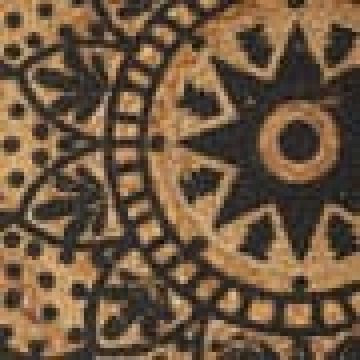 Ψάθα Πλεκτό Οικολογικό Στρογγυλό Χαλί Γιούτας Gimlet Design 2 Φ60cm Διάμετρος 60cm - 