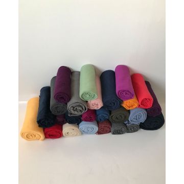 Μονή Γκρι Melange Κουβέρτα Polar Fleece Μαύρο Φεστόνι Eazy 150x200cm Μονή (150x200cm) Γκρι - 