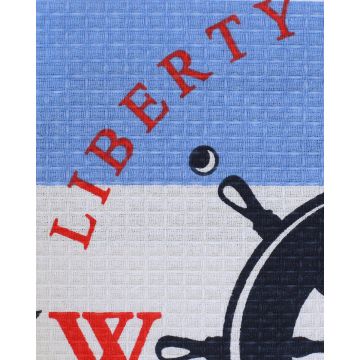 Βαμβακερή Πικέ Μαξιλαροθήκη Marine 40x40cm 40x40cm Multi - 