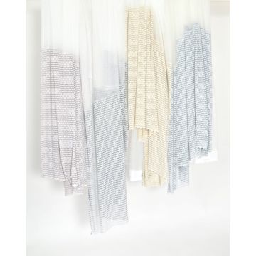 Έτοιμη Ραμμένη Κουρτίνα Belgium με Σχέδιο Pixel 280x280cm Φαρδύ Φύλλο (280x280cm)