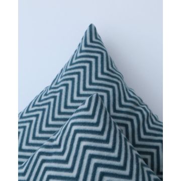 Βρεφική Fleece Chevron Μαξιλαροθήκη Firenze 30x45cm 30x45cm Γκρι - 