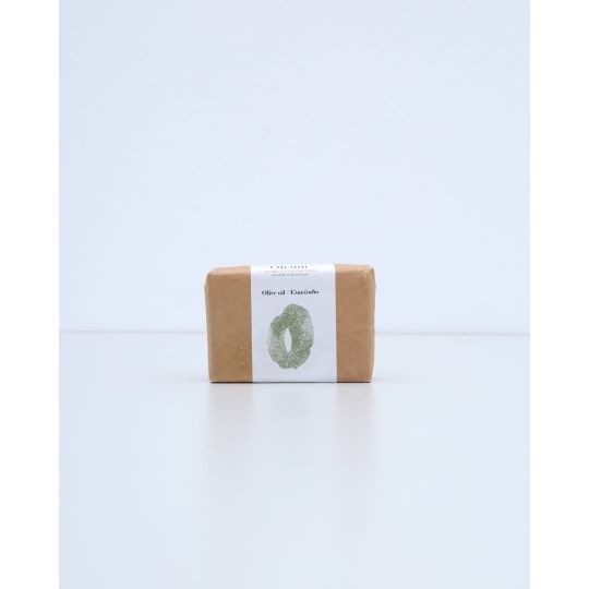 Χειροποίητο Σαπούνι με Ελαιόλαδο Oleum Olive Oil 8x5cm Μπεζ