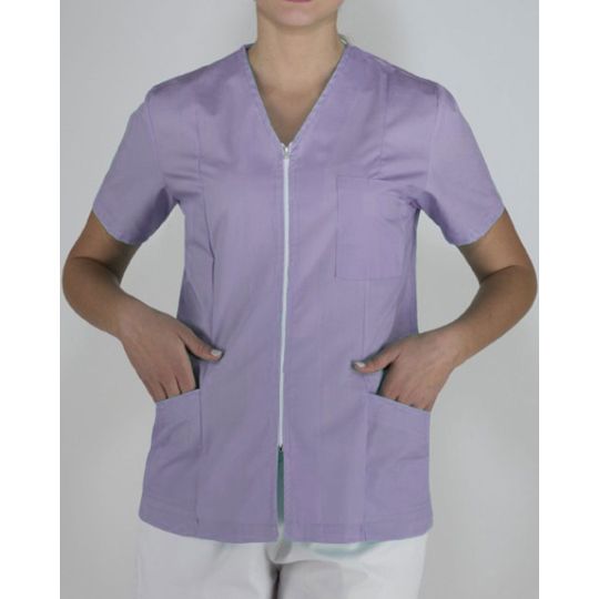 Γυναικείο Ιατρικό Μεσάτο Σακάκι με Κοντό Μανίκι Scrub σε 3 Αποχρώσεις