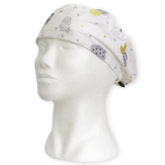 Ιατρικό Υφασμάτινο Σκουφάκι με Λάστιχο Night Clouds σε 3 Αποχρώσεις One Size