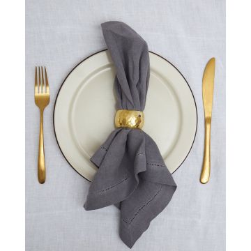 Δαχτυλίδι Πετσέτας Φαγητού Χρυσός Ορείχαλκος Ember One Size (5x5cm) Χρυσό