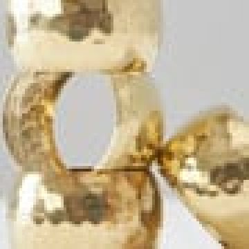 Δαχτυλίδι Πετσέτας Φαγητού Χρυσός Ορείχαλκος Ember One Size (5x5cm) Χρυσό - 