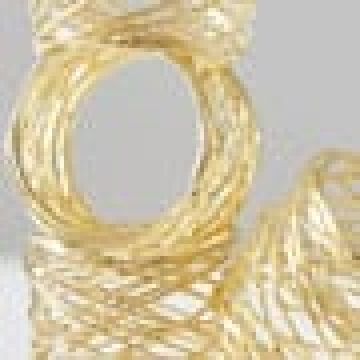 Δαχτυλίδι Πετσέτας Φαγητού Διάτρητο Σχέδιο Ορείχαλκος Ember 5x5cm One Size (5x5cm) Χρυσό - 
