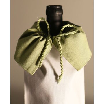 Μπουκαλοθήκη Κέντημα Σταφύλι Miniature 13 One Size Λαχανί - 