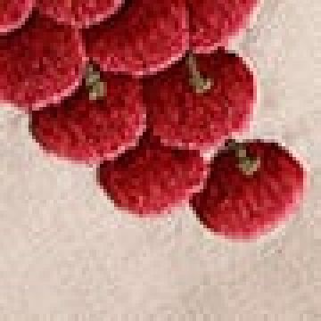 Μπουκαλοθήκη Κέντημα Σταφύλι Miniature 13 One Size Λαχανί - 