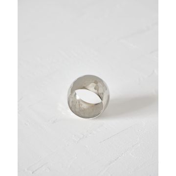 Δαχτυλίδι Πετσέτας Φαγητού Ασημί Ορείχαλκος Ember One Size (5x5cm) Ασημί - 