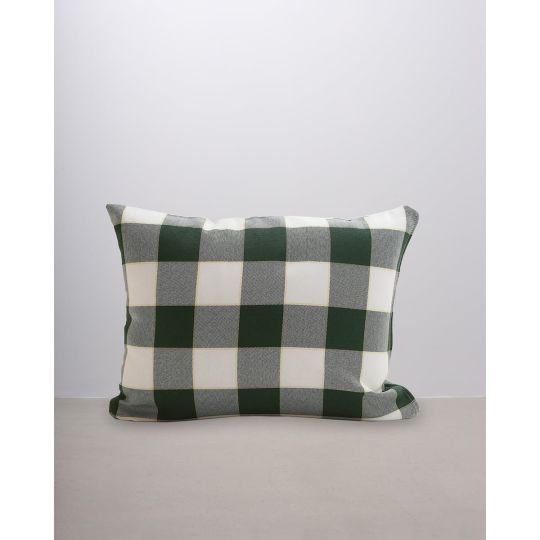 Διακοσμητική μαξιλαροθήκη Soho Εight με καρώ σχέδιο 35x40cm Πράσινο
