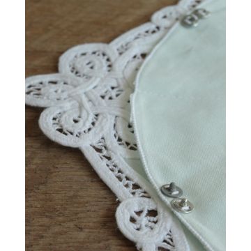 Βαμβακερή Βεραμάν Γλυκοθήκη με Δαντέλα.  One Size Βεραμάν - 