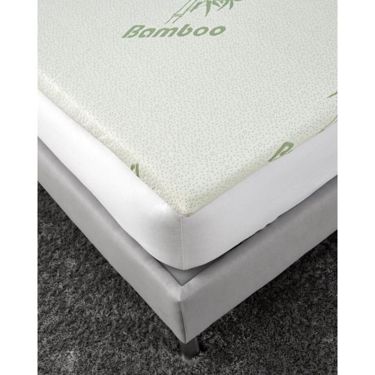 Bamboo Ζακάρ Ανώστρωμα με Επένδυση 3D Anosis Άσπρο