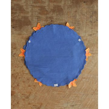 Βαμβακερό Κάλυμμα Ψωμιέρας Σχέδιο Αστερίες One Size Μπλε - 