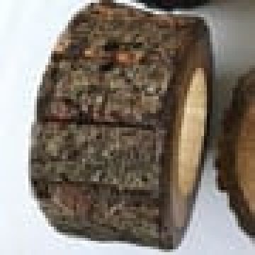 Ξύλινο Natural Δαχτυλίδι Πετσέτας Φαγητού Καφέ Ember 5x5cm One Size (5x5cm) Καφέ - 