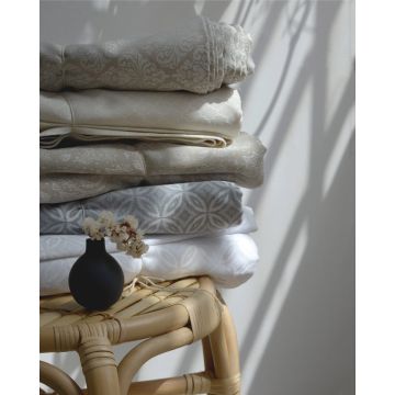 Έτοιμη Ραμμένη Ζακάρ Κουρτίνα Minares Στενό Φύλλο (150x275cm)