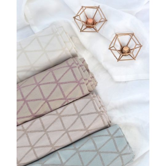 Έτοιμη Ραμμένη Ζακάρ Κουρτίνα Toblerone σε 4 Αποχρώσεις 140x250cm Στενό Φύλλο (140x250cm)