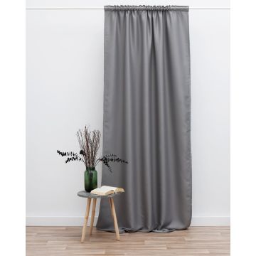 Έτοιμη Ραμμένη Κουρτίνα Συσκότισης Blackout 140x255cm Στενό Φύλλο (140x255cm)