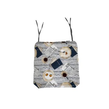 Λονέτα Τετράγωνο Μαξιλάρι Καρέκλας Breakfast 45x45cm 45x45cm