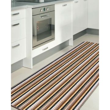 Ριγέ Μοκέτα Letonice Waffle σε 6 Αποχρώσεις - 