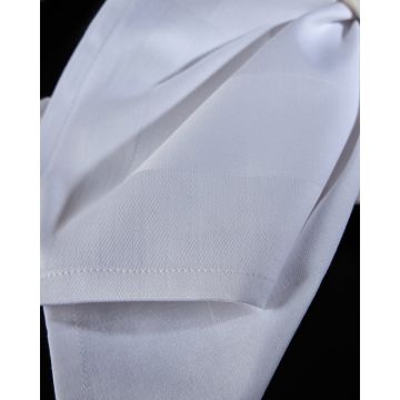 Βαμβακερή Πετσέτα Φαγητού Gourmet Plain 45x45cm 45x45cm Άσπρο - 