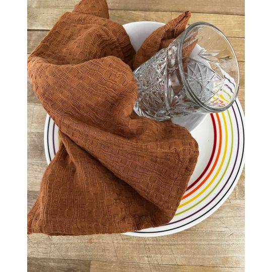 3D Βαμβακερό Πετροπλυμένο Ζακάρ Ποτηρόπανο Tourmali 50x75cm 50x75cm