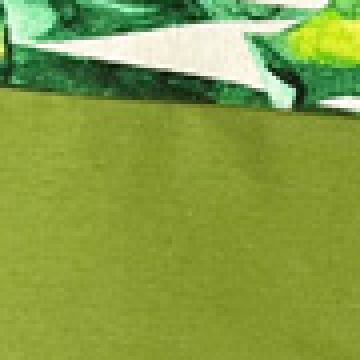 Πράσινη Ποδιά Μπούστο με Εμπριμέ Τσέπη Panama Μπούστο (66x96cm) - 