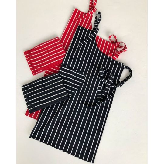 Ριγέ Ολόσωμη Ποδιά Μπούστου Stripes 60x90cm Μπούστο