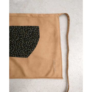 Επαγγελματική Μπεζ Ποδιά Μέσης Τεχνητό Δέρμα Vesper 88x48cm Μέσης (88x48cm) Μπεζ - 