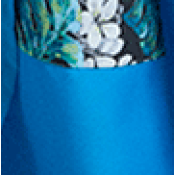 Τιρκουάζ Ποδιά Μπούστο με Εμπριμέ Τσέπη Monaco Μπούστο (65x95cm) - 