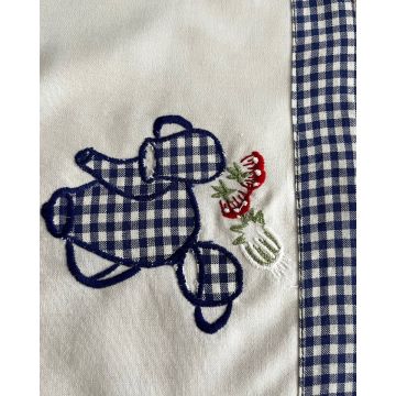 Διακοσμητικό Πετσετάκι|Σουπλά με Κέντημα Τσαγερό 30x50cm 30x50cm - 