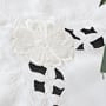 Πετσετάκι-Σουπλά Κοφτό με Κέντημα Μαργαρίτα Bo Maison 30x50cm 30x50cm Εκρού - 