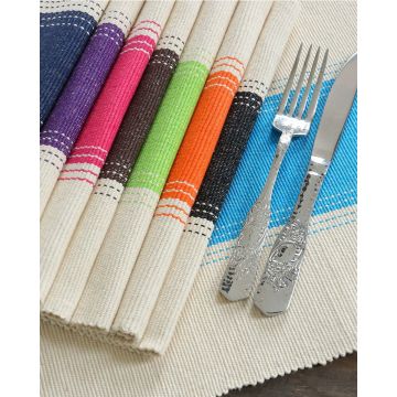 Ριγέ Σουπλά Brunch σε 6 Αποχρώσεις 30x42cm