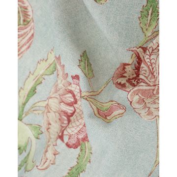 Τραπεζομάντηλο με Λουλούδια Bolonia Aqua 2 ατόμων Άκουα - 