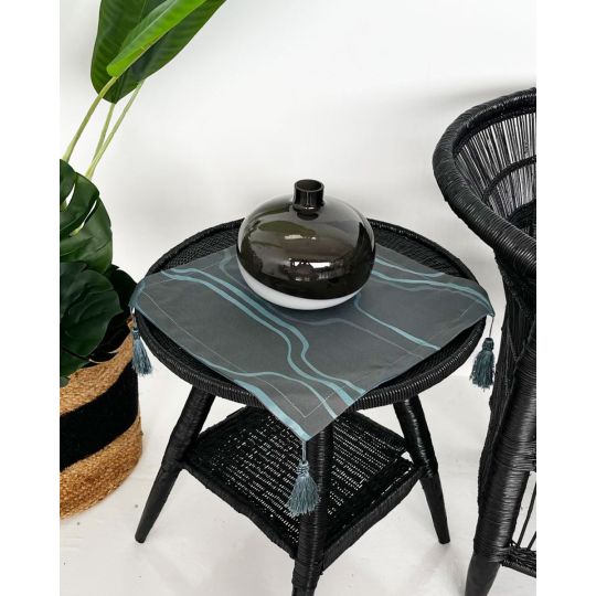 Διακοσμητικό Σατέν Πετσετάκι Zaragoza 40x40cm σε 3 Αποχρώσεις 40x40cm