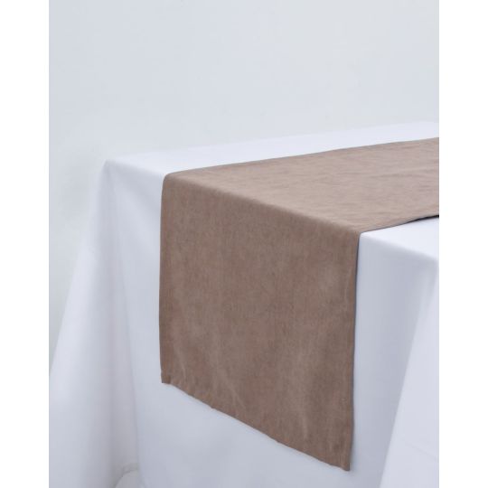 Βελούδινη Τραβέρσα Runner Velvet Suede 9 Αποχρώσεις Τραβέρσα (42x162cm)