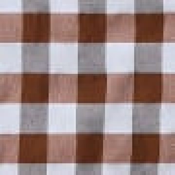 Καφέ Καρώ Ύφασμα Νηματοβαφή Natalie Φ160cm Καφέ - 