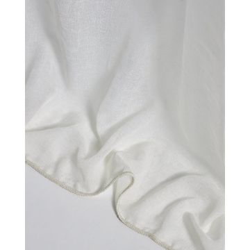 Μονόχρωμο Κρεμ Ύφασμα Γάζα Kyllini Φ320cm Κρεμ - 